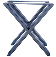 Pieds de table en acier inoxydable industriel poli miroir, taille personnalisable, toutes les couleurs disponibles, pour café, salle à manger, restaurant