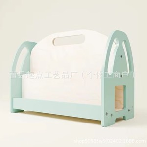 Estantería para libros infantiles, estantería para libros ilustrados para el hogar, librero para bebés, estante de almacenamiento de juguetes, estantería portátil para el hogar - Product Image 3