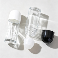 Botol Roller Kaca Bulat Berkualitas Tinggi 50ml untuk Parfum dan Minyak Atsiri dengan Logo Kustom