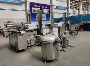 Máquina industrial para condimentos de <span class=keywords><strong>patatas</strong></span> <span class=keywords><strong>fritas</strong></span>, sistema de fritura continua, mezclador de revestimiento de nueces, equipo para freír y aromatizar aperitivos - Product Image 5