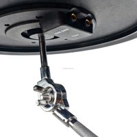 Ensemble de cymbales électriques professionnelles confortables, 12/14/16 pouces, double zone, triple zone, hi-hat, splash, crash, ride, brillant