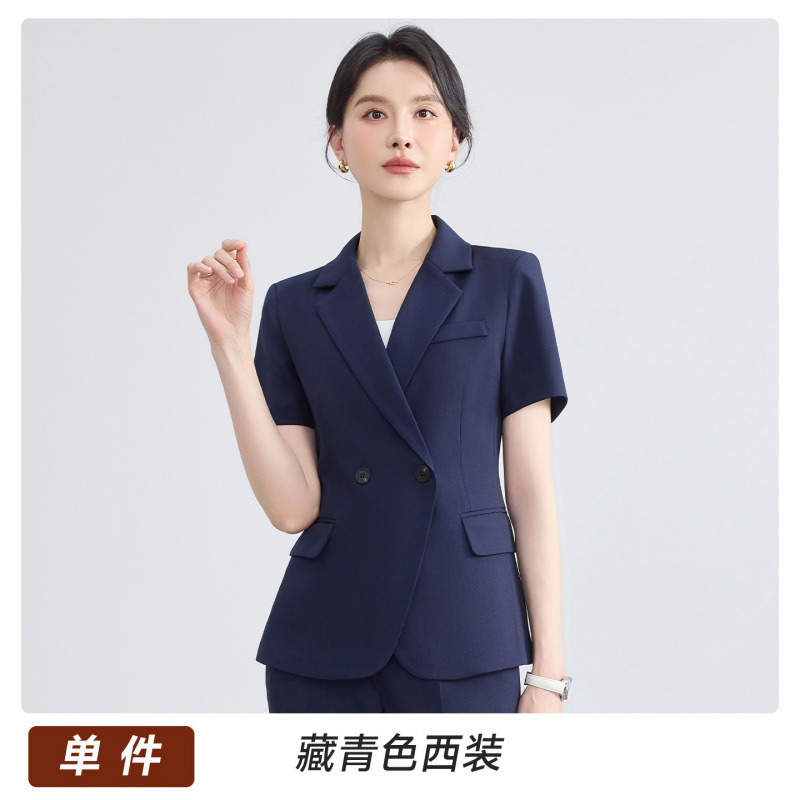 Navy blue suit
