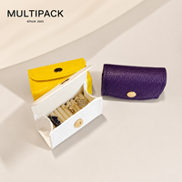 Boîte de rangement pour bijoux de voyage en cuir PU personnalisée, étui portable pour bagues et boucles d'oreilles, mini porte-bijoux avec logo, vente en gros