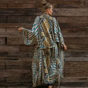Robe De Plage imprimée en coton pour femmes, grande taille, style Boho, vêtements d'été, 2021