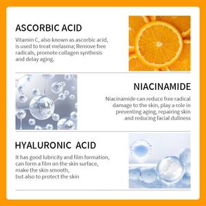 Crème pour les yeux raffermissante, éclaircissante, anti-cernes, enrichie en vitamine C, certifiée Halal, OEM ODM - Product Image 6