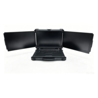 Ordinateur portable robuste à triple écran de 15,6 pouces, I7-11390H, étanche IP65, 2xCOM, 2xRJ45, anti-poussière, ordinateur portable industriel