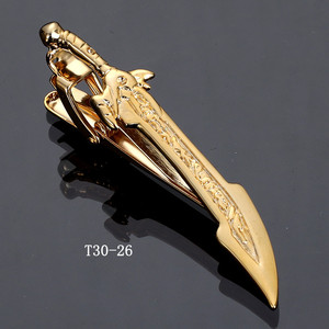 Fermacravatta in Metallo Creativo e Alla Moda, Clip per Cravatta Personalizzate in Oro per Camicie Formali, Cerimonie Nuziali e Regali per Feste - Product Image 2