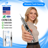 CURVY MOON Limpiador Dental Inalámbrico Portátil, Removedor de Sarro y Placa a Prueba de Agua para Uso Doméstico