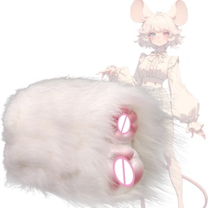 Godet de masturbation masculin en forme d'animal avec fourrure artificielle, 3 en 1, jouet sexuel en silicone souple, vagin réaliste, poche vaginale, canal tout-en-un - Product Image 1