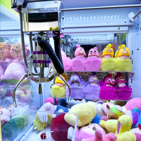 Machine à griffes commerciale pour attraper les peluches, avec paiement double par QR Code et monnayeur, pour salles d'arcade pour enfants, centres commerciaux, magasins et cinémas