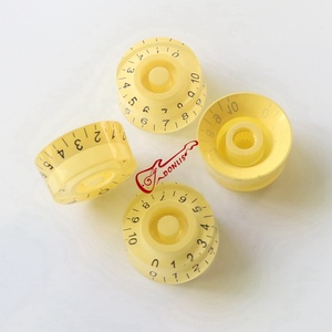 Donlis Factory Wholesale Plastic Speed LP <strong>Guitar</strong> <strong>Knob</strong> in Cream Yellow Fluorescent Green Colors - Product Image 5