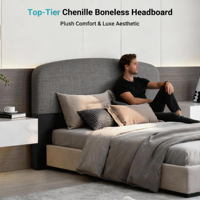 Neues Design Komprimiertes Kopfteil für Einzelbett Hochwertig Weich Gepolstert Modular Werkzeuglos Lagernd Verfügbar