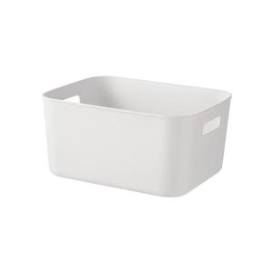 White Plastic Desktop Storage Box Storage Basket Storage Box With Handle Basket Plastic Household Boxes