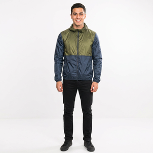 Vintage Track Windbreaker Nylon <b>Jacket</b> Men Zip up Stand Collar Windproof Color Block Custom Outfits windbreak <b>jacket</b> - Product Image 1