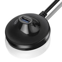 Câble d'extension USB 1.5 USB 3.0 mâle à femelle de 2.0 m avec support de Base en aluminium + USB3.0 blindé tressé