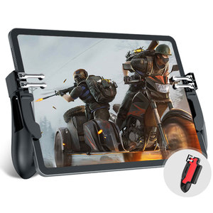 H11 iPad PUBG libre disparador controlador seis dedo Joystick Gamepad agarre para iPad Tablet juego Joystick manejar - Product Image 1