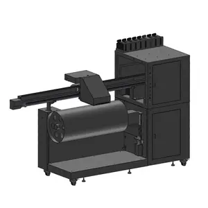 Máquina de Impresión textil rotativa 3D/impresión de tela sin costuras/máquina de impresión de calcetines y medias