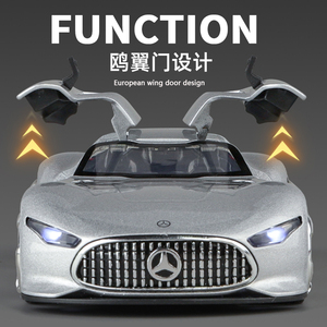 Modèles de voitures de sport <span class=keywords><strong>GT</strong></span> Visinn en métal moulé sous pression à l'échelle 1/32, portes à ailes de mouette, roues mobiles à rétrofriction de haute qualité, jouet de collection de simulation - Product Image 3