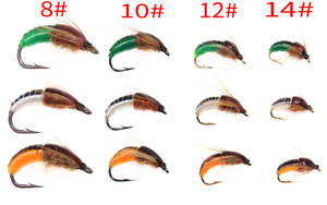 Señuelo de Pesca con Mosca, Simulación de Ninfa, Anzuelo Biónico, Cebo, Huevo de Insecto, Larva, Trucha, Boca, Todas las Capas de Agua, Anzuelos de Pesca con Mosca - Product Image 2