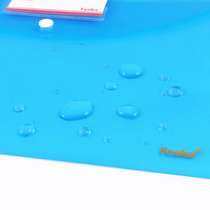 Foska A4 FC formato impermeabile e resistente all'abrasione <span class=keywords><strong>buste</strong></span> in <span class=keywords><strong>plastica</strong></span> PP in poli <span class=keywords><strong>buste</strong></span> con chiusura sicura e tasca per etichette - Product Image 5