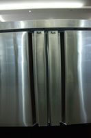 Vitrine réfrigérée coulissante pour cuisine d'hôtel et restaurant