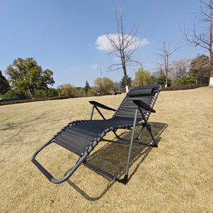 كرسي قابل للطي جديد للترفيه في الهواء الطلق قابل للتعديل للجلوس والكذب ثنائي الاستخدام أنبوب صلب تسلا قابل للطي - Product Image 4