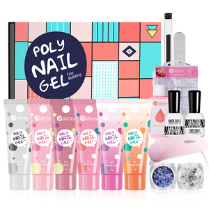 <span class=keywords><strong>Kit</strong></span> Poly Nail <span class=keywords><strong>Gel</strong></span> Tout Pour Manucure Extension Rapide Polygels <span class=keywords><strong>Kit</strong></span> Nail Set Avec Nail Art Outils Avec <span class=keywords><strong>Gel</strong></span> Solution - Product Image 2
