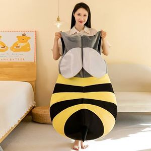 Vente directe usine Adorable Costume de mascotte adulte <span class=keywords><strong>Abeille</strong></span> en peluche moelleuse, thème Noël, pour jeux de fête et défilés - Product Image 3