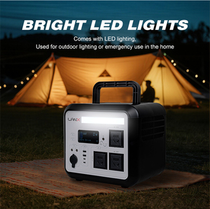 LiFePO4 Battery 1500W 1200W 600W Solar Portable <b>Power</b> Station AC 110V 220V DC12V LED Lamp LCD Display Portable <b>Power</b> <b>Generator</b> - Product Image 3