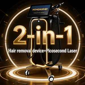 ระบบกำจัดขนด้วยเลเซอร์ไดโอดพิโคเซคันด์ 2-in-1 ความยาวคลื่น 755nm/808nm/1064nm แบบตั้งพื้น สำหรับกำจัดรอยสัก/ไฝ/กระ แบบสองระบบ - Product Image 3