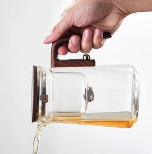 Tetera de Vidrio Moderna de 20oz/27oz con Infusor de Té Ecológico Inteligente, 3 en 1, con Separación de Agua e Infusor - Product Image 2