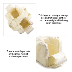Bolsa de Viaje de Nailon con Cierre de Cremallera, Bolsa de Aseo Portátil, Set de Almacenamiento de Cosméticos, Bolsa de Gimnasio para Fin de Semana con Múltiples Aberturas - Product Image 3
