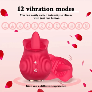 <span class=keywords><strong>Mini</strong></span> rosa vibratore clitoride stimolazione femminile vaginale masturbazione giocattoli sessuali rosa leccare vibratore con la lingua per le donne - Product Image 3