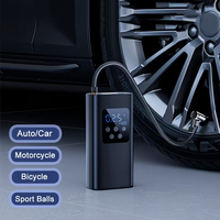 Gonfleur de pneus électrique sans fil 6000mAh, gonfleur intelligent automatique rapide, adapté aux voitures, motos et vélos