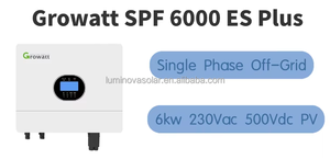 Growatt Power Onduleur monophasé 6000 <span class=keywords><strong>Watt</strong></span> 6Kw onduleur de générateur de chargeur solaire hors réseau - Product Image 2