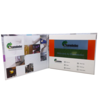 Brochure vidéo 7,0 pouces avec capteur de mouvement, prix direct fabricant, pour l'approvisionnement de l'industrie événementielle