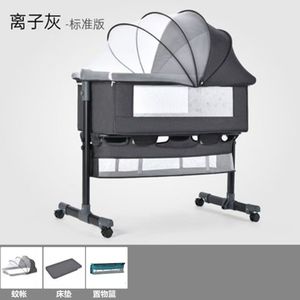 Cuna Colecho Portátil para Bebé con Altura y Patas Ajustables, Cuna con Mosquitera para Recién Nacido - Product Image 3