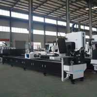 Máquina de Corte Láser de Fibra CNC de 1500W para Tubos, con Mandril de 120mm, para Tubos Redondos y Cuadrados de Acero