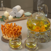 Cordyceps frais en conserve, Cordyceps naturel soigneusement traité dans un emballage en conserve pour le commerce international