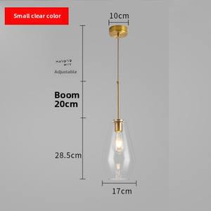 Lustre en verre moderne et simple scandinave suspension combinée à trois têtes pour magasin de vêtements salon salle à manger - Product Image 6