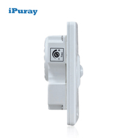 Interrupteur à détecteur de mouvement PIR haute puissance 220V 2000W avec interrupteur DIP, temporisation réglable, portée 7m pour lumières et ventilateurs