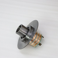 Connecteur de balais de charbon, ouverture 75 mm, 4 voies, 250 A, anneau de balais de charbon