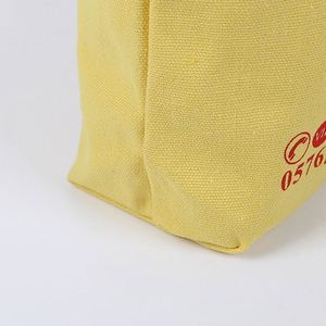 Sac fourre-tout en toile de coton personnalisé avec logo imprimé, écologique, avec poignées, pour le shopping, cadeaux, promotions, emballage, Ningbo - Product Image 4