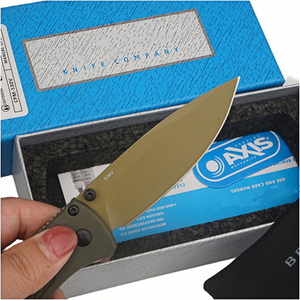 Navaja Plegable BM Bugout 535 con Hoja de Acero 440C y Mango de Fibra de Nylon, Herramienta Táctica de Autodefensa para Caza, Senderismo, EDC, Camping, OEM - Product Image 4
