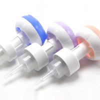 Bouteille avec pompe à Mousse ronde, Solution de savon en plastique, distribution de savon, en forme de fleur, pour bébé, ml
