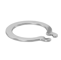 304 Stainless Steel Circlips for Shaft External Retaining Ring C Type Snap Ring Bearing Circlip M3-M160
