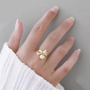 อุปกรณ์เสริม WENCHI 10730DIY แหวนเงินแท้ S925 แบบเปล่า สำหรับใส่เพชร ขนาด 10-11 มม. ทรงไฮเปอร์โบล สำหรับฝังเพชรทรงเหลี่ยม - Product Image 1