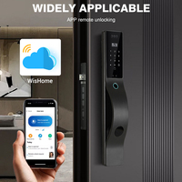 Nueva Cerradura Digital Electrónica Automática, Cerradura Inteligente WIFI con Aplicación TUYA, Huella Dactilar, Tarjeta, Reconocimiento Facial 3D, Cerradura Inteligente para Puerta