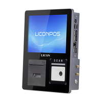 LICON Lecteur de codes-barres 1D/2D avec imprimante POS Android 11 AIO 8 pouces, vérificateur de prix pour supermarché, stockage 32 Go, certifié CE/FCC/ROHS