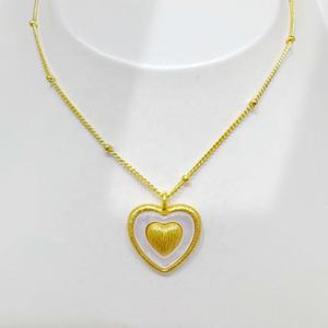 Collar de plata 925 chapado en oro de 14k con colgante de circonia tallada en forma de rosa, joyería fina y sencilla para el Día de la Madre. - Product Image 3